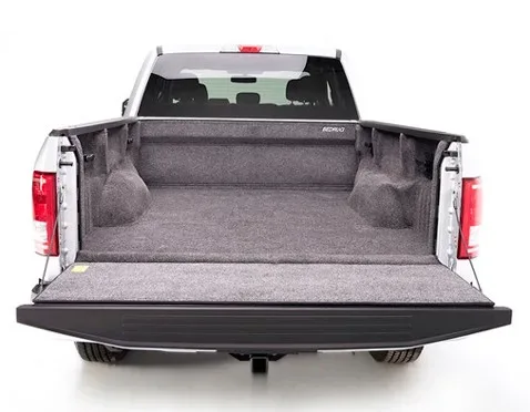 Bedrug with carpeted camper shell