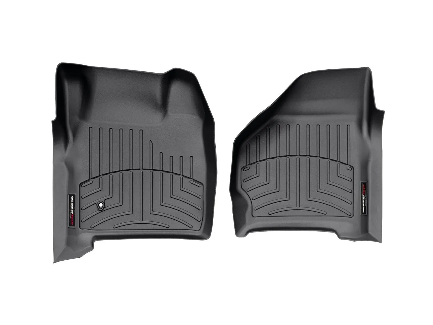 WeatherTech FloorLiner™ DigitalFit®; Black; Front;