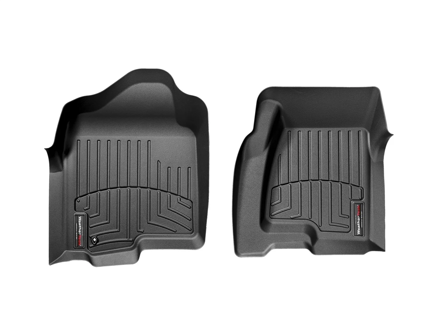 WeatherTech FloorLiner™ DigitalFit®; Black; Front;