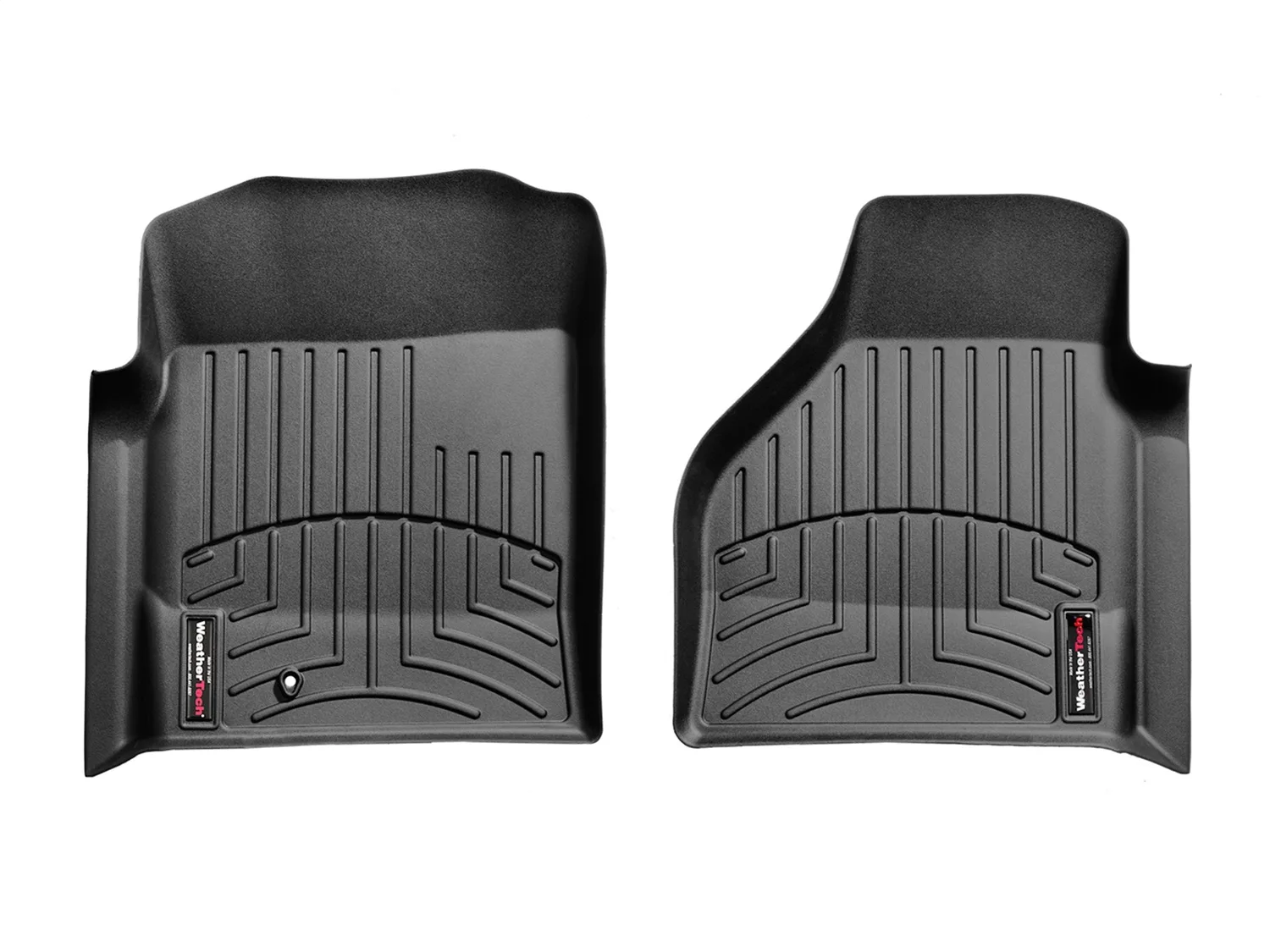 WeatherTech FloorLiner™ DigitalFit®; Black; Front;