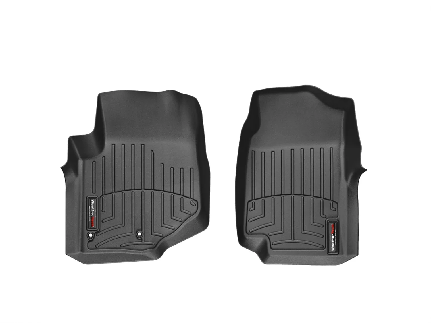 WeatherTech FloorLiner™ DigitalFit®; Black; Front;