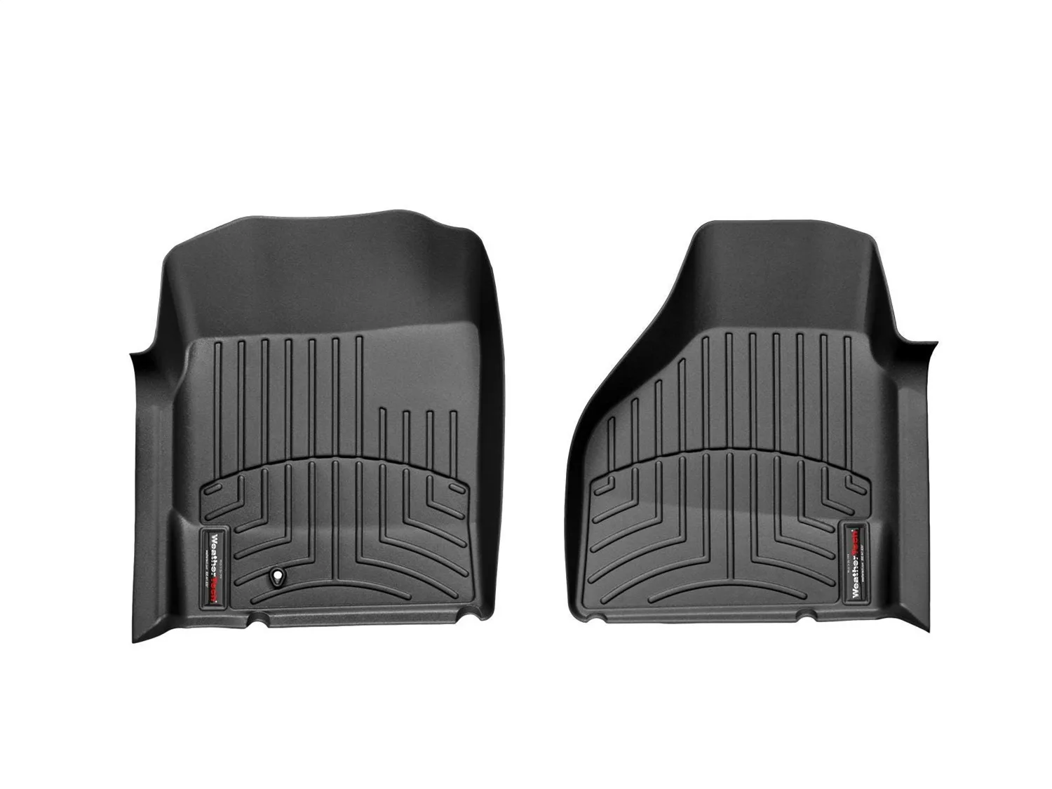 WeatherTech FloorLiner™ DigitalFit®; Black; Front;