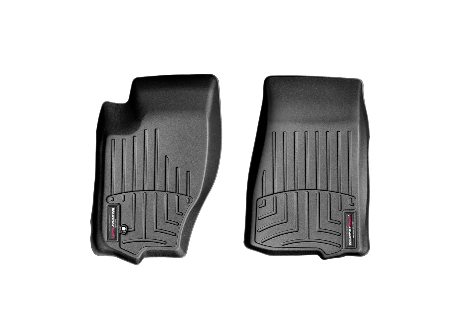 WeatherTech FloorLiner™ DigitalFit®; Black; Front;
