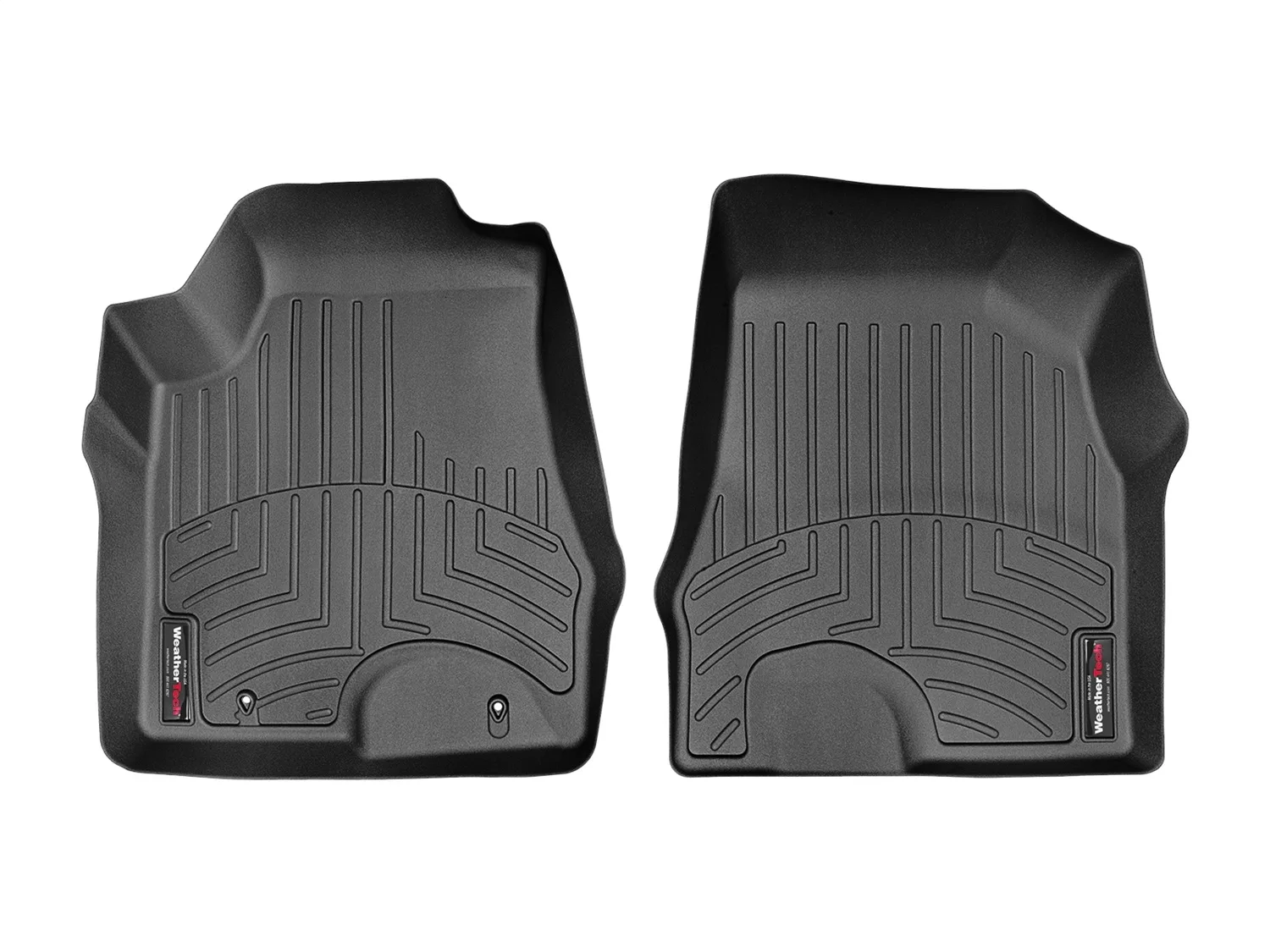 WeatherTech FloorLiner™ DigitalFit®; Black; Front;