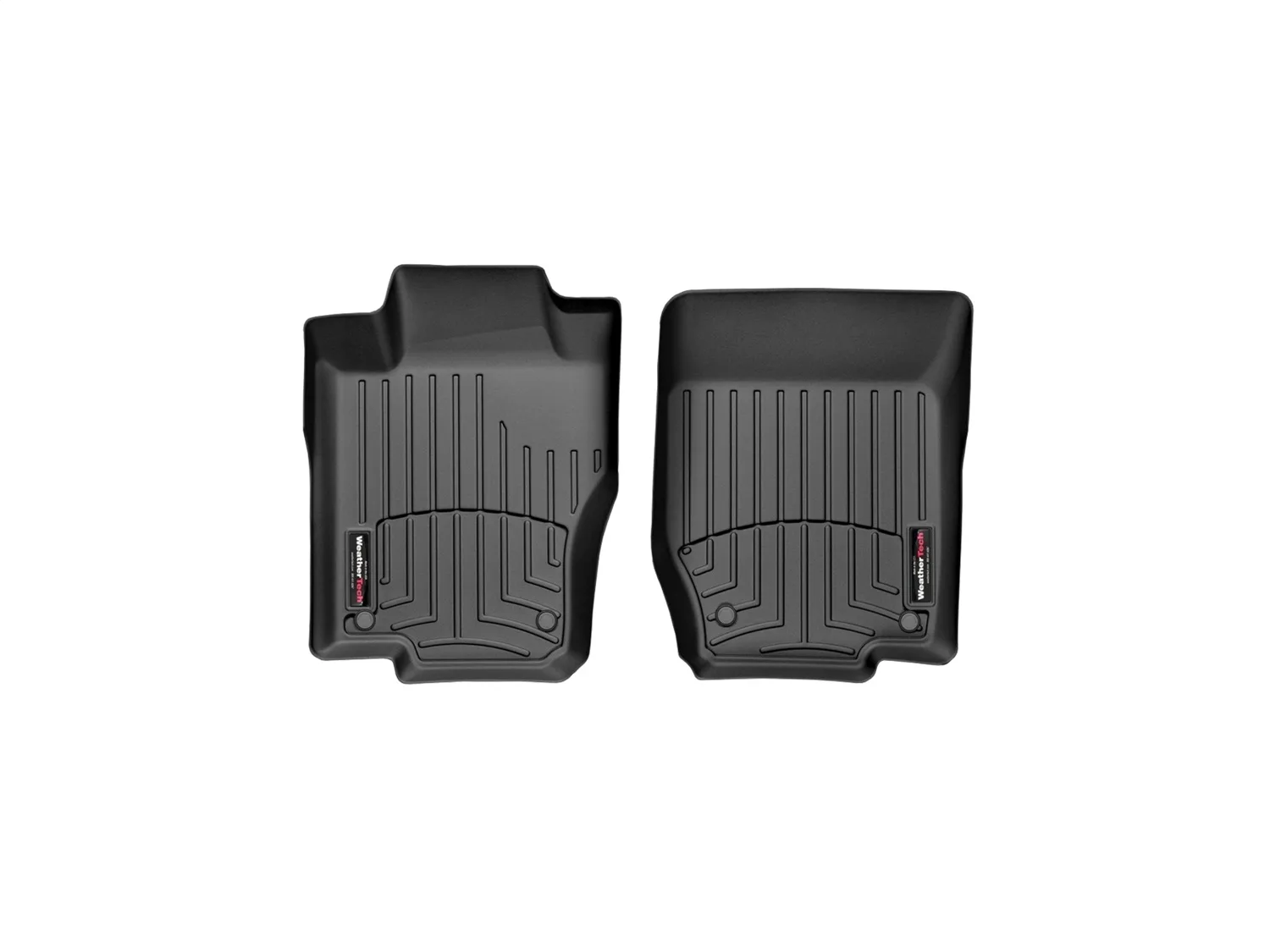 WeatherTech FloorLiner™ DigitalFit®; Black; Front;