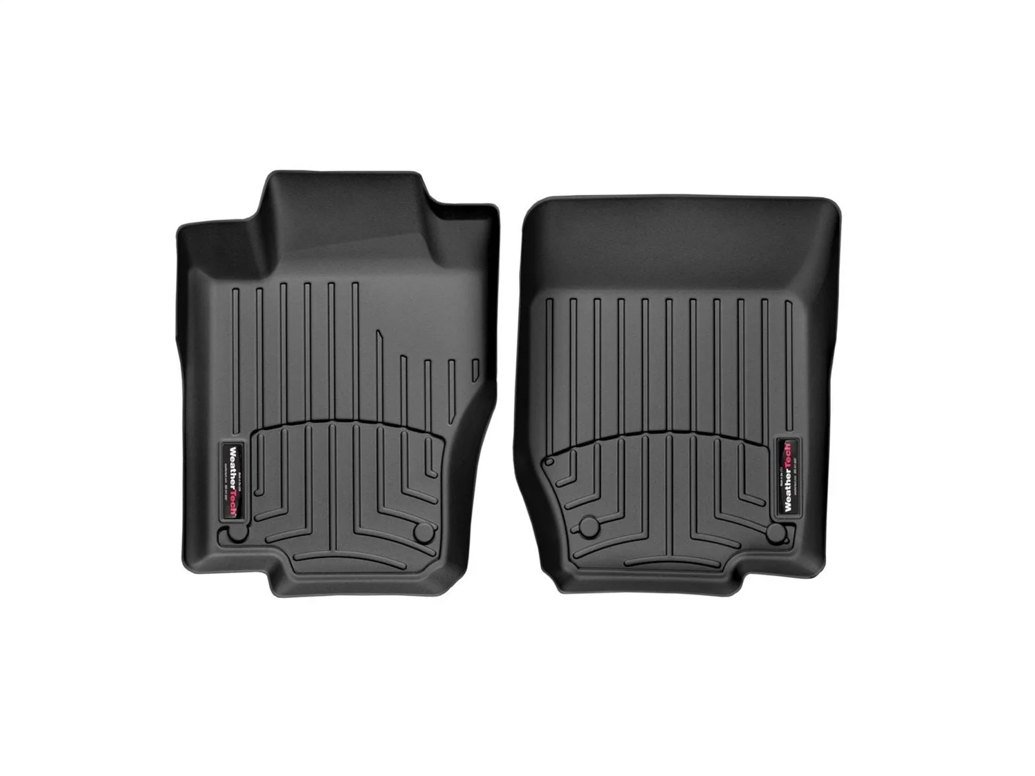 WeatherTech FloorLiner™ DigitalFit®; Black; Front;