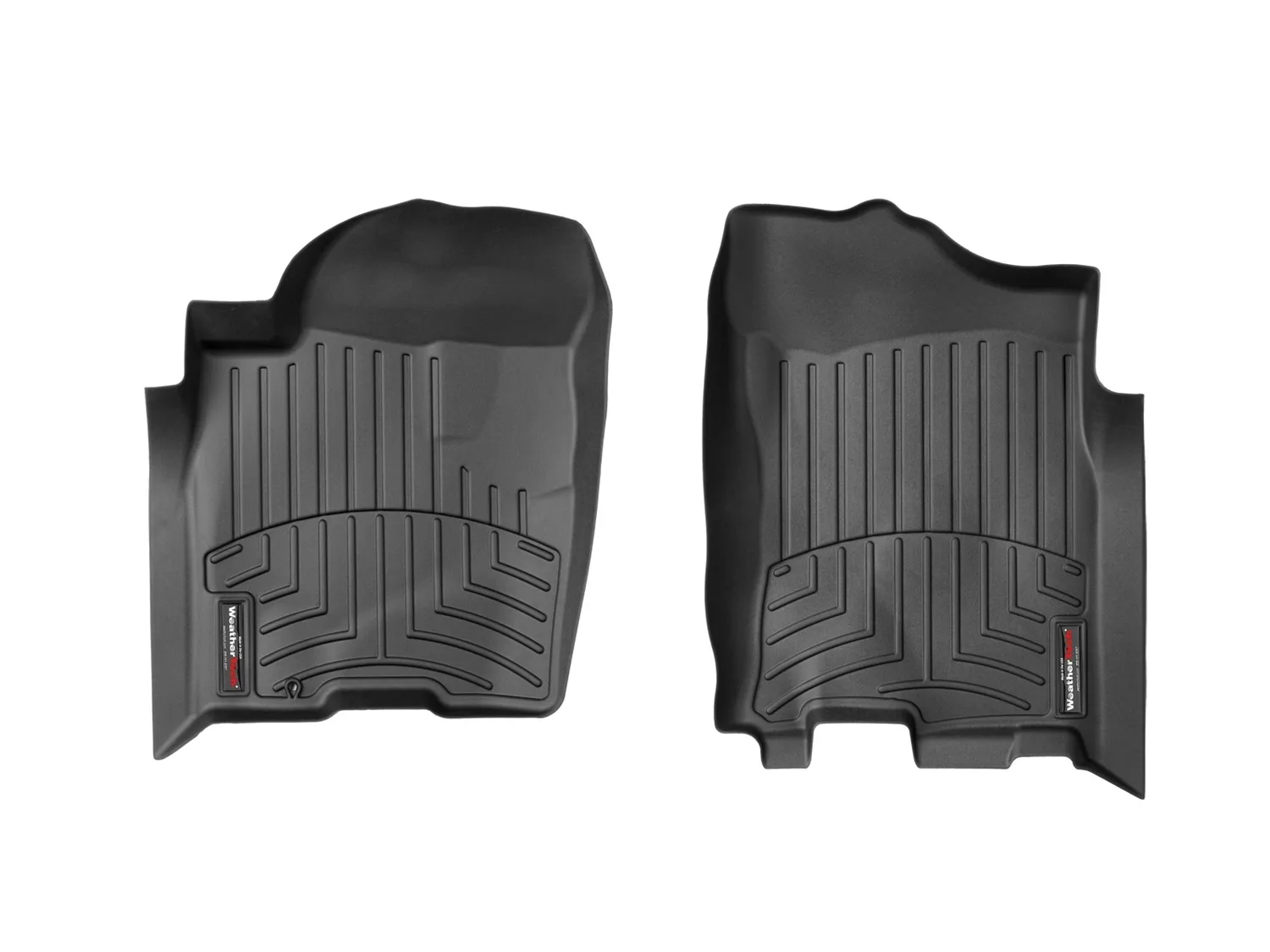 WeatherTech FloorLiner™ DigitalFit®; Black; Front;