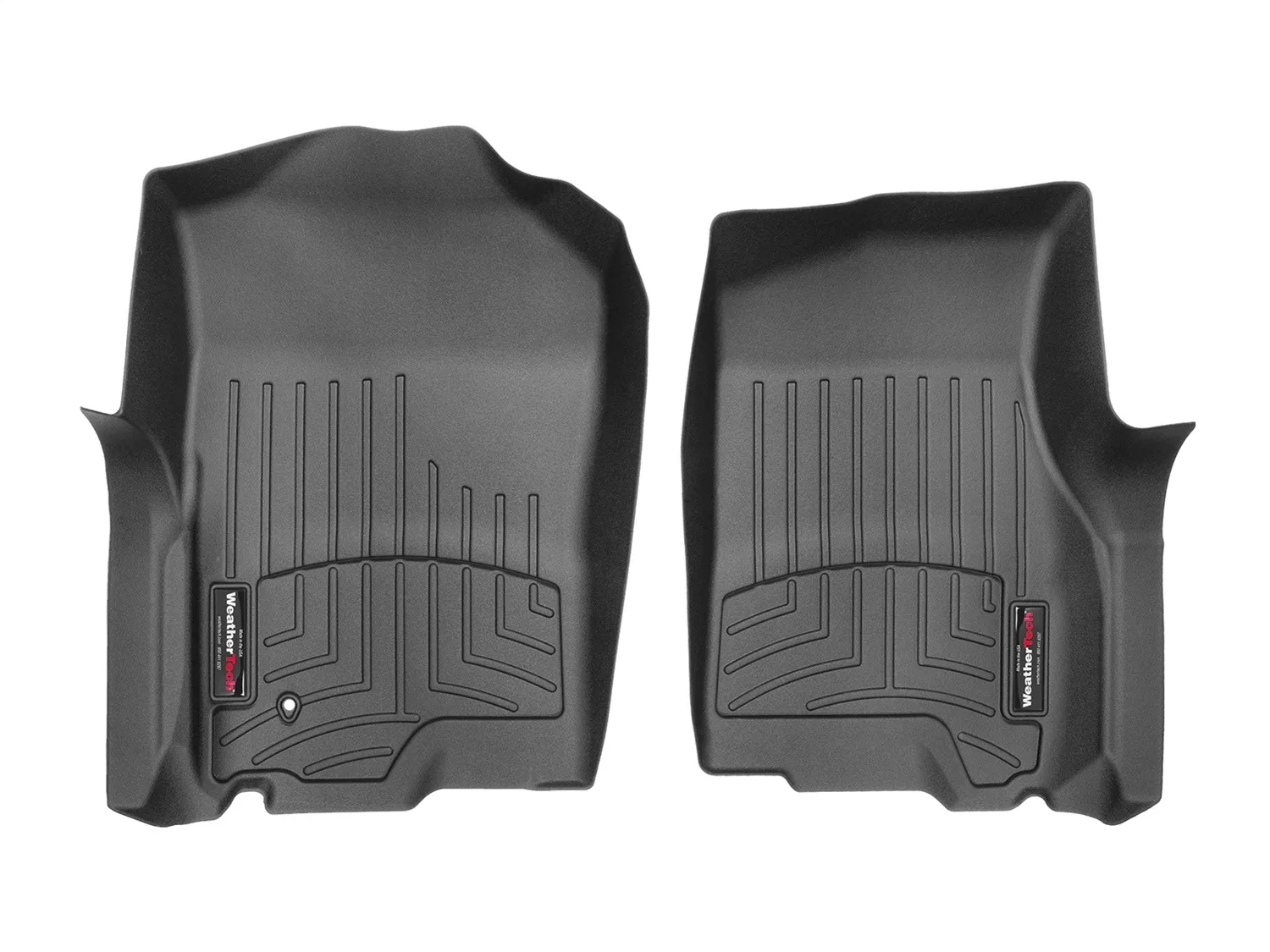 WeatherTech FloorLiner™ DigitalFit®; Black; Front;