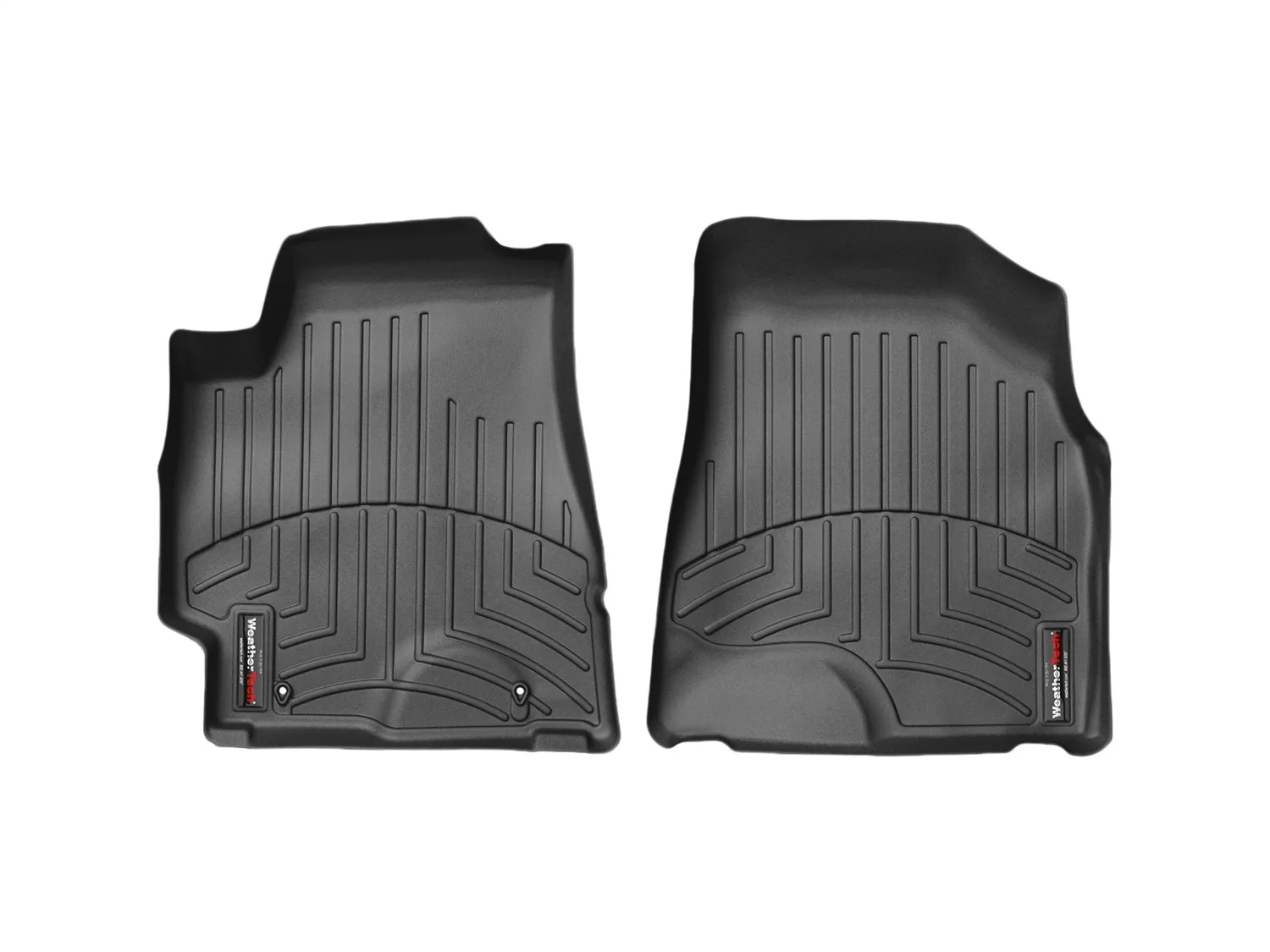 WeatherTech FloorLiner™ DigitalFit®; Black; Front;