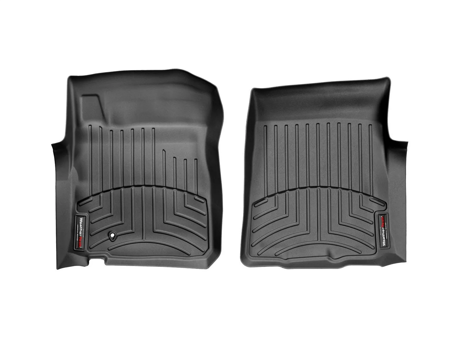 WeatherTech FloorLiner™ DigitalFit®; Black; Front;