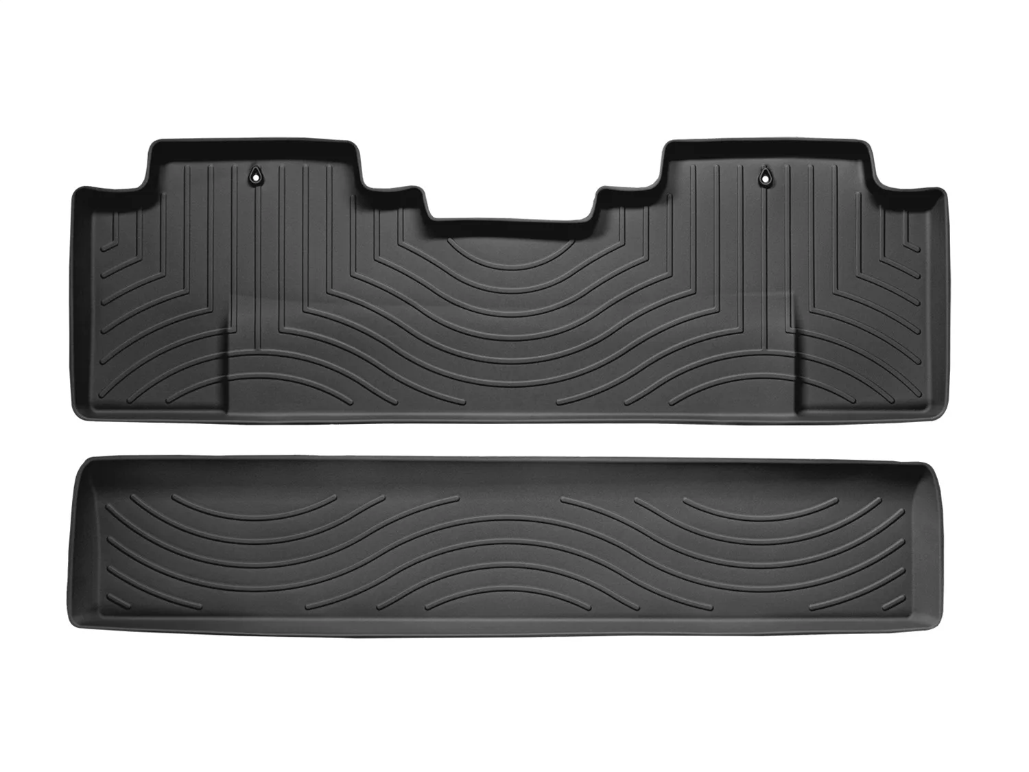 WeatherTech FloorLiner™ DigitalFit®; Black; Rear;