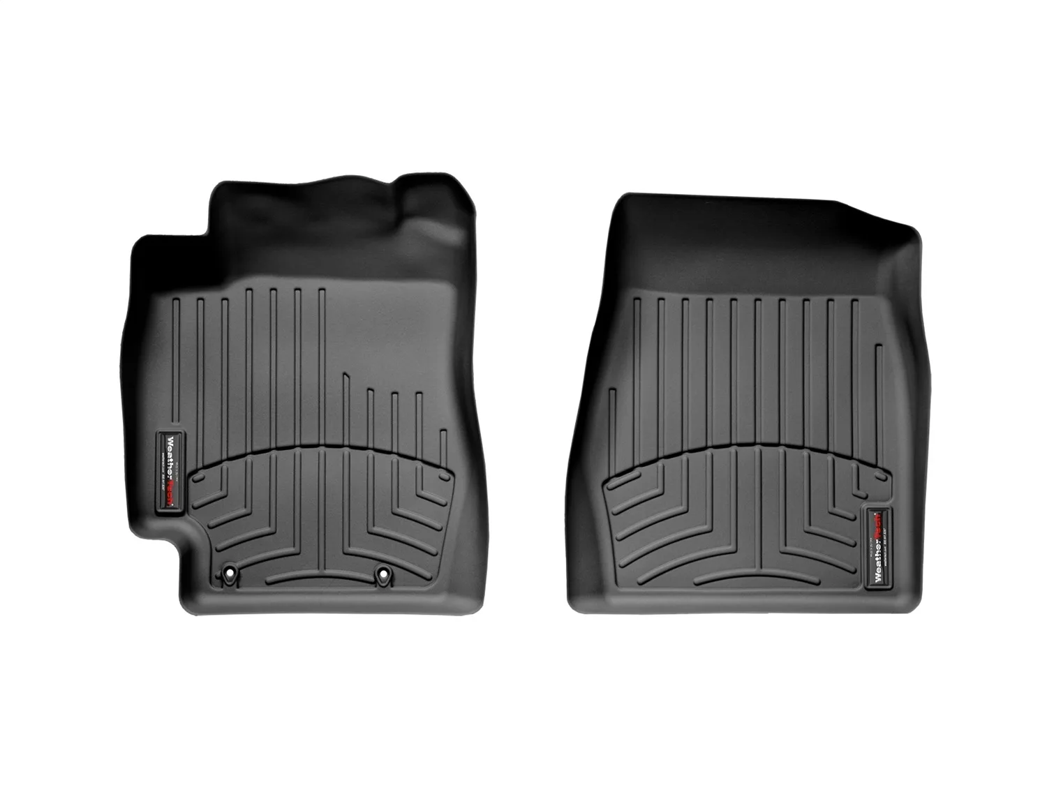 WeatherTech FloorLiner™ DigitalFit®; Black; Front;