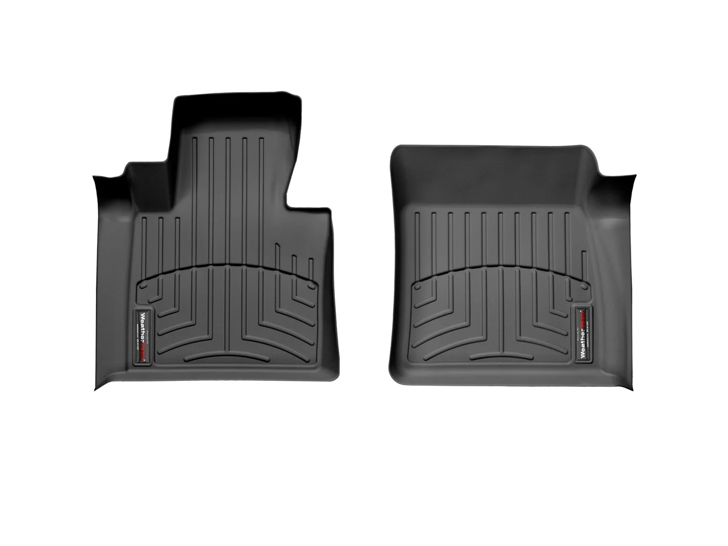 WeatherTech FloorLiner™ DigitalFit®; Black; Front;