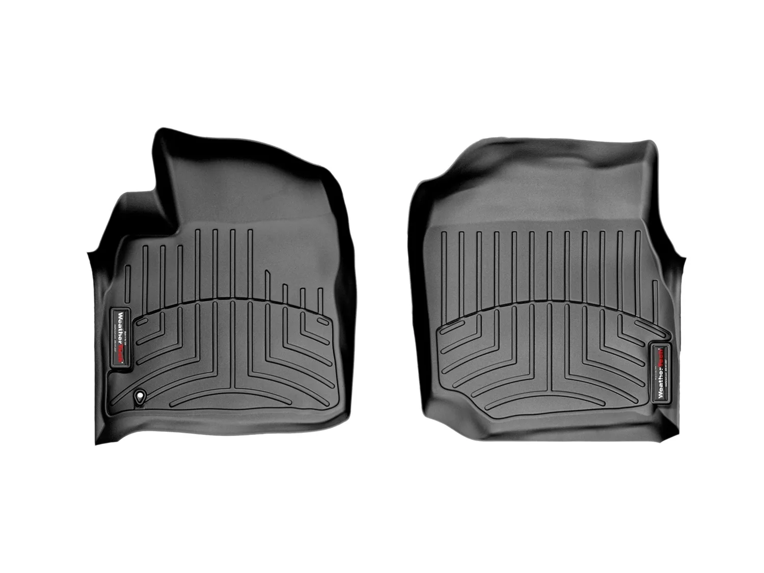 WeatherTech FloorLiner™ DigitalFit®; Black; Front;