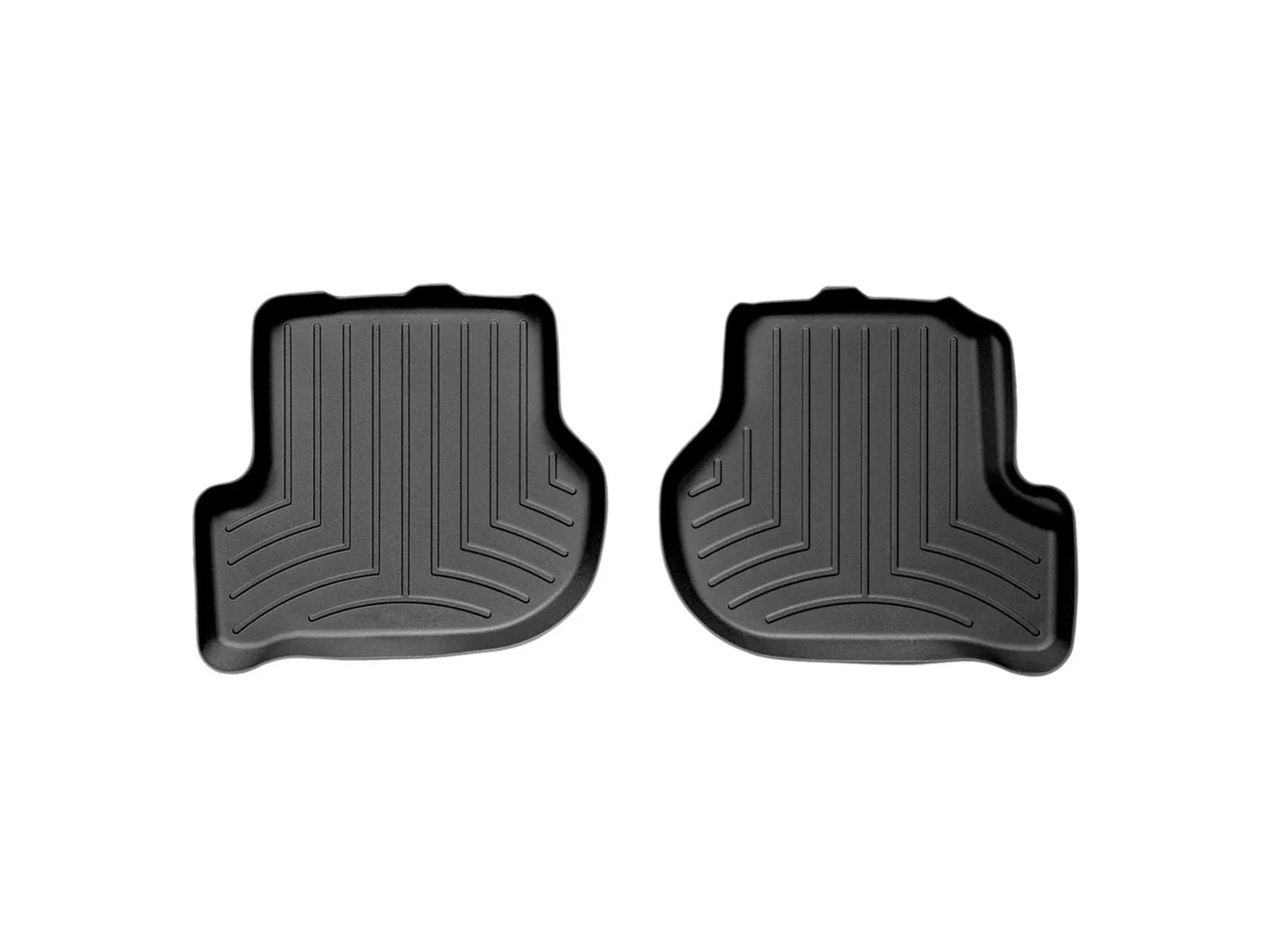 WeatherTech FloorLiner™ DigitalFit®; Black; Rear; 2 Pieces;