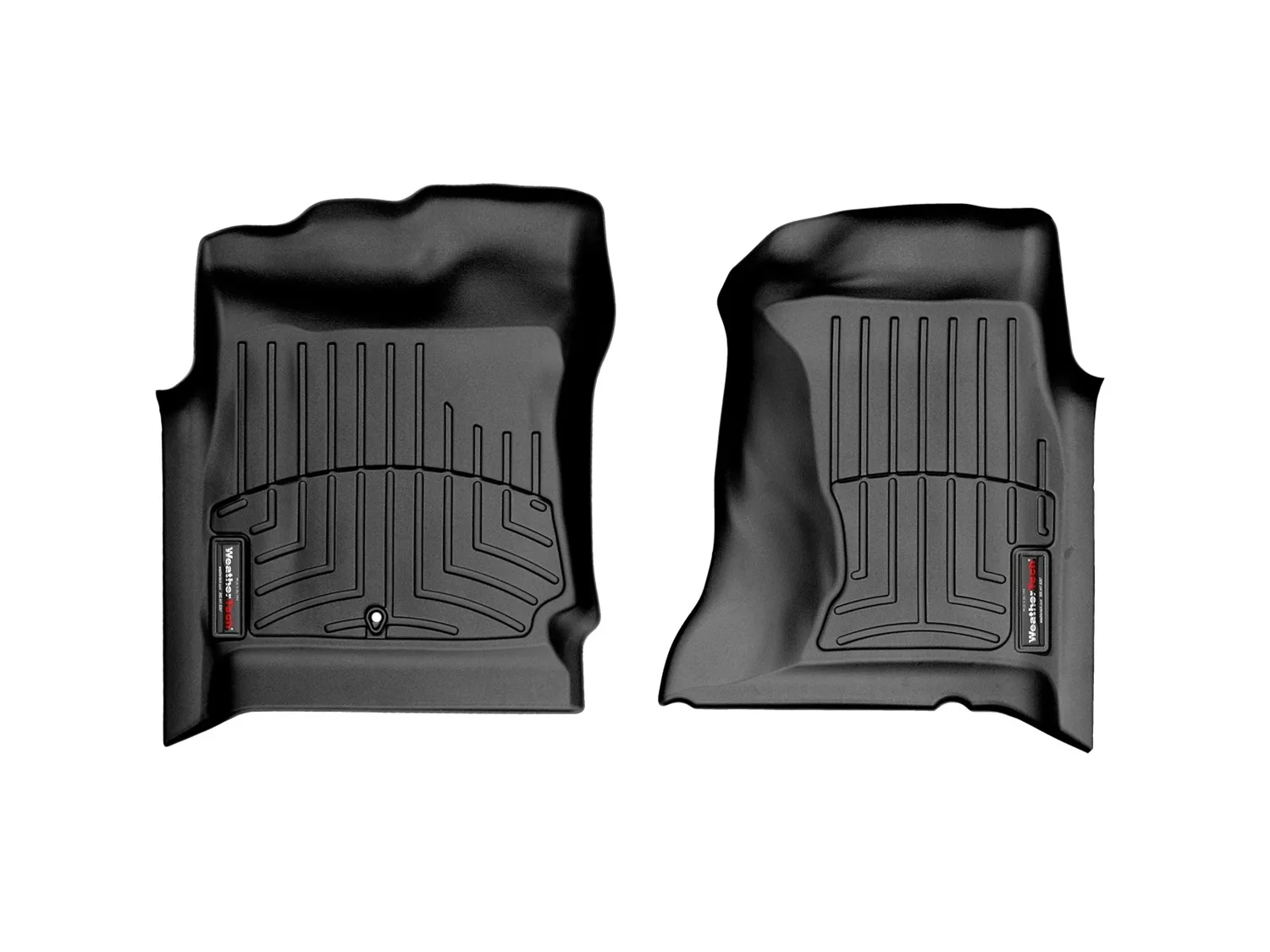 WeatherTech FloorLiner™ DigitalFit®; Black; Front;