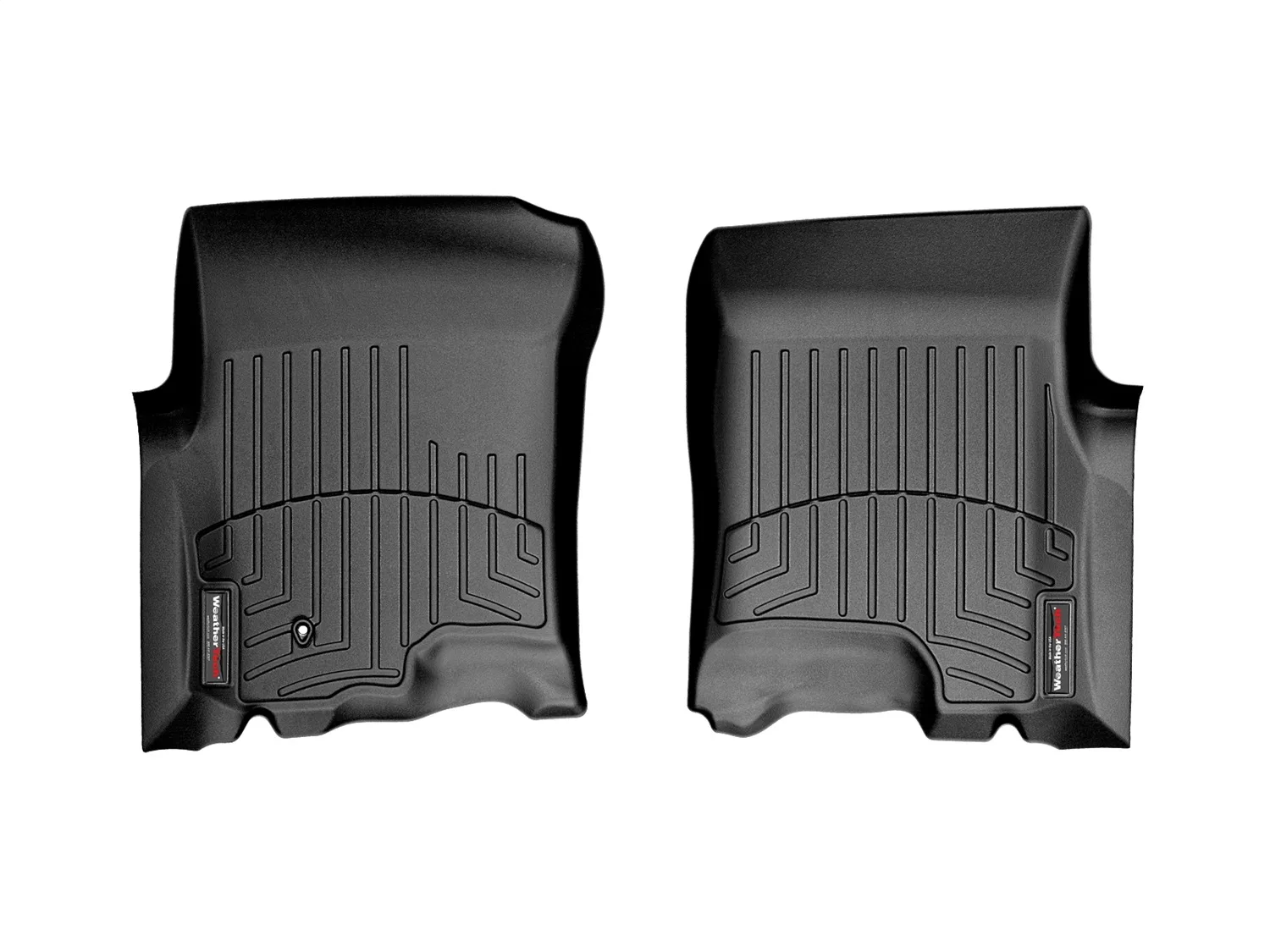 WeatherTech FloorLiner™ DigitalFit®; Black; Front;
