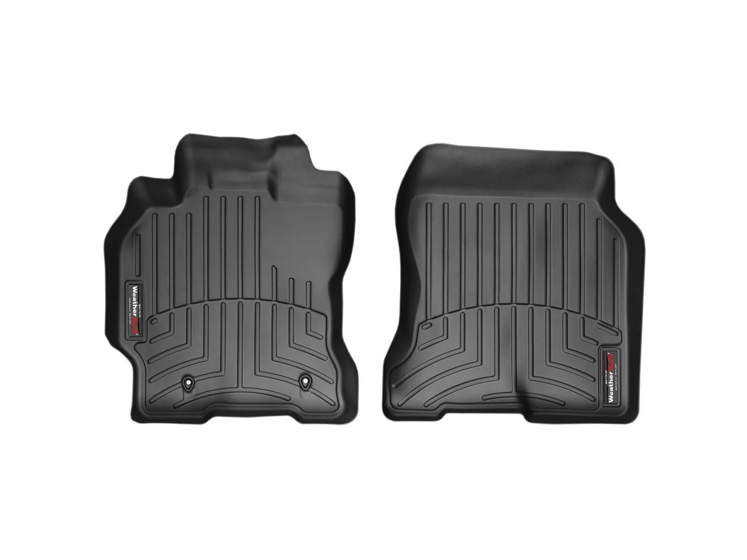 WeatherTech FloorLiner™ DigitalFit®; Black; Front;