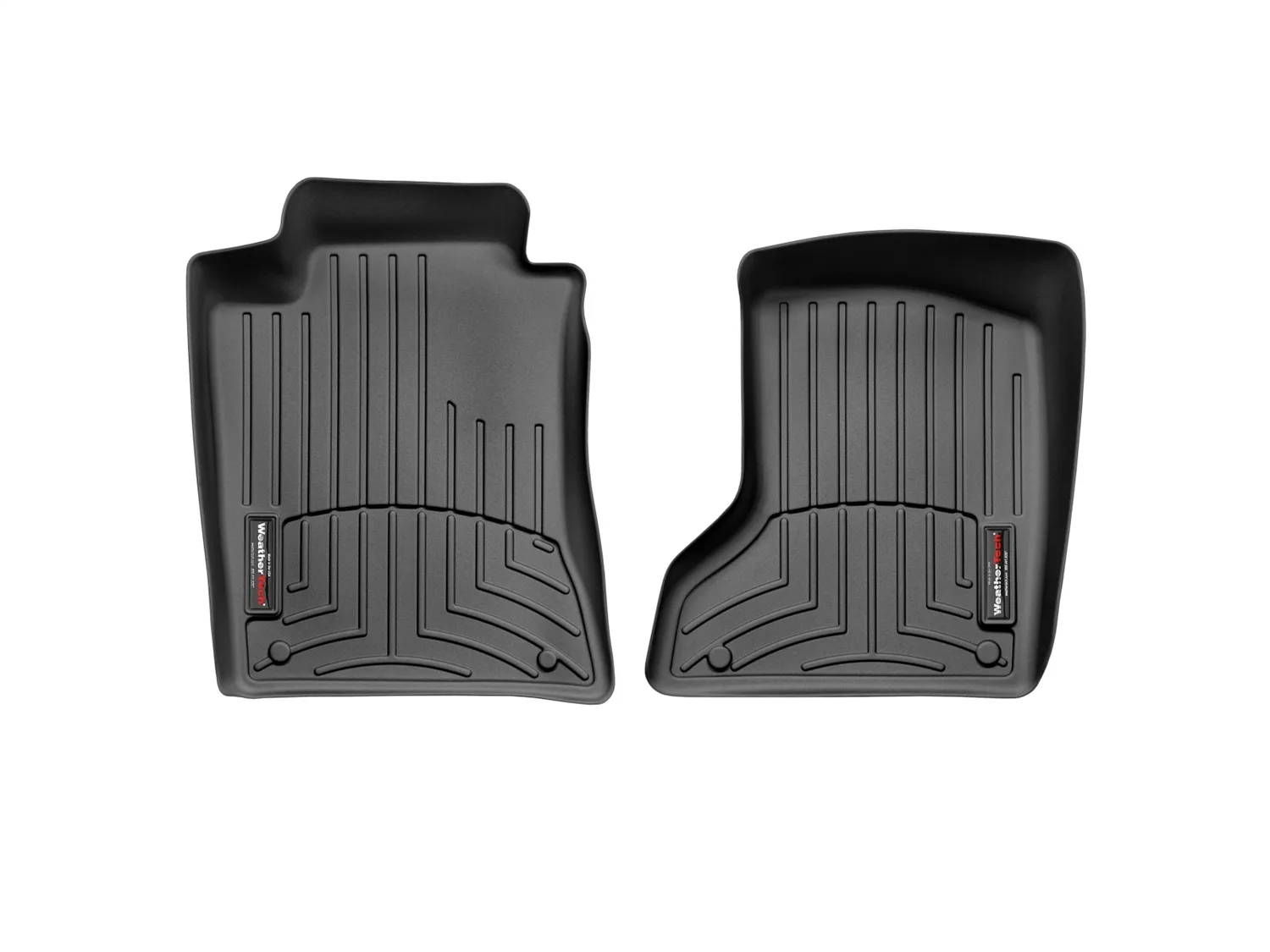 WeatherTech FloorLiner™ DigitalFit®; Black; Front;