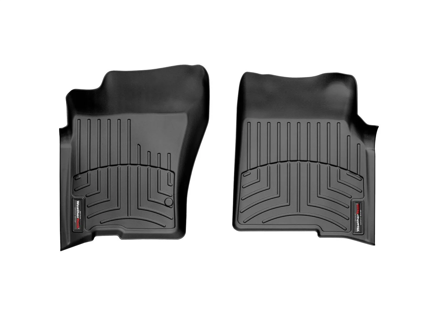 WeatherTech FloorLiner™ DigitalFit®; Black; Front;