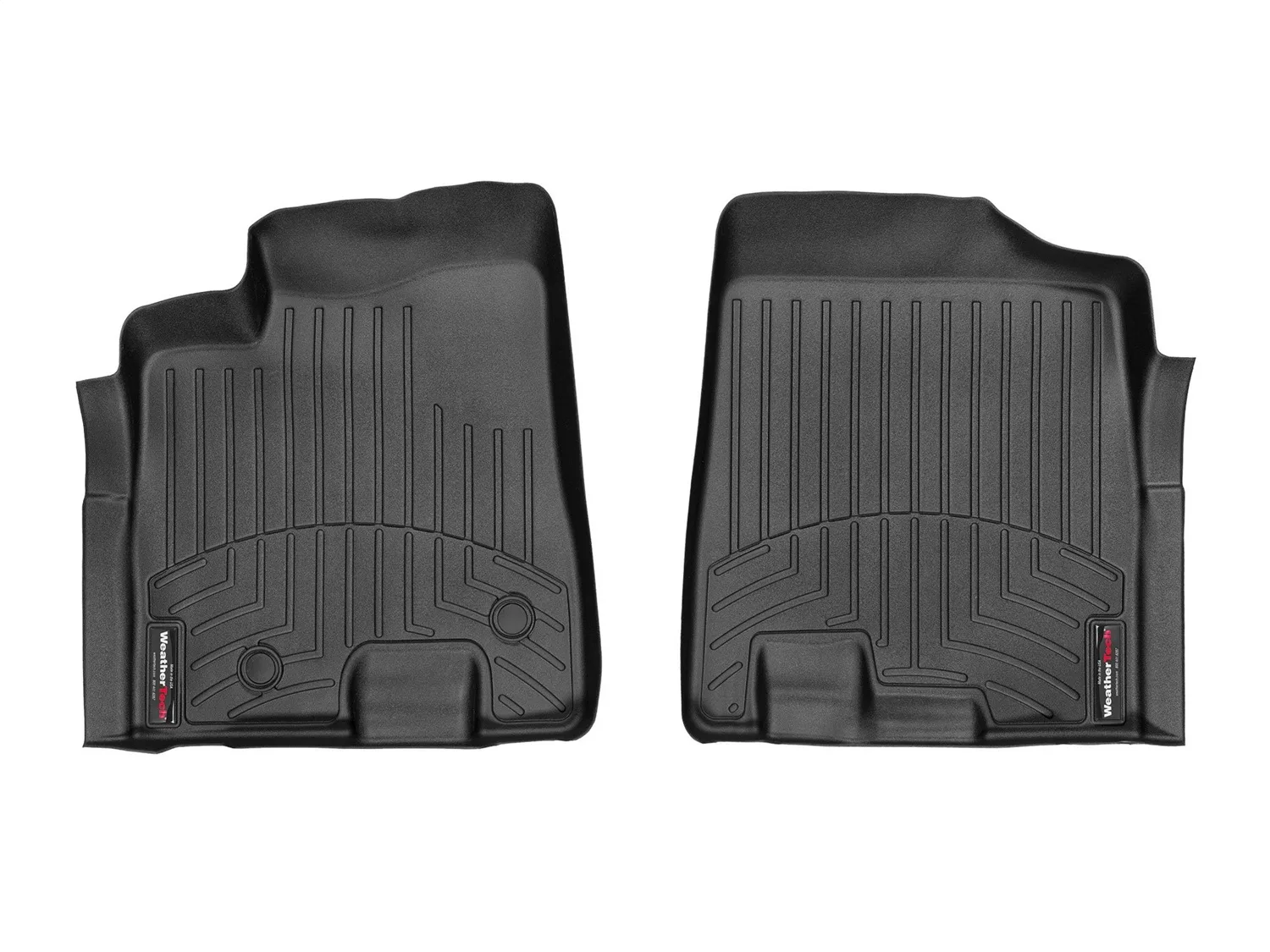WeatherTech FloorLiner™ DigitalFit®; Black; Front;