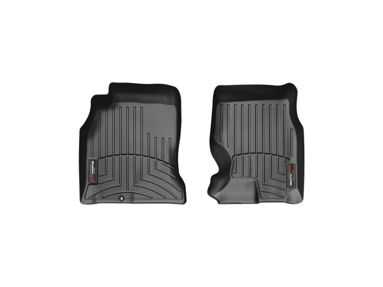 WeatherTech FloorLiner™ DigitalFit®; Black; Front;