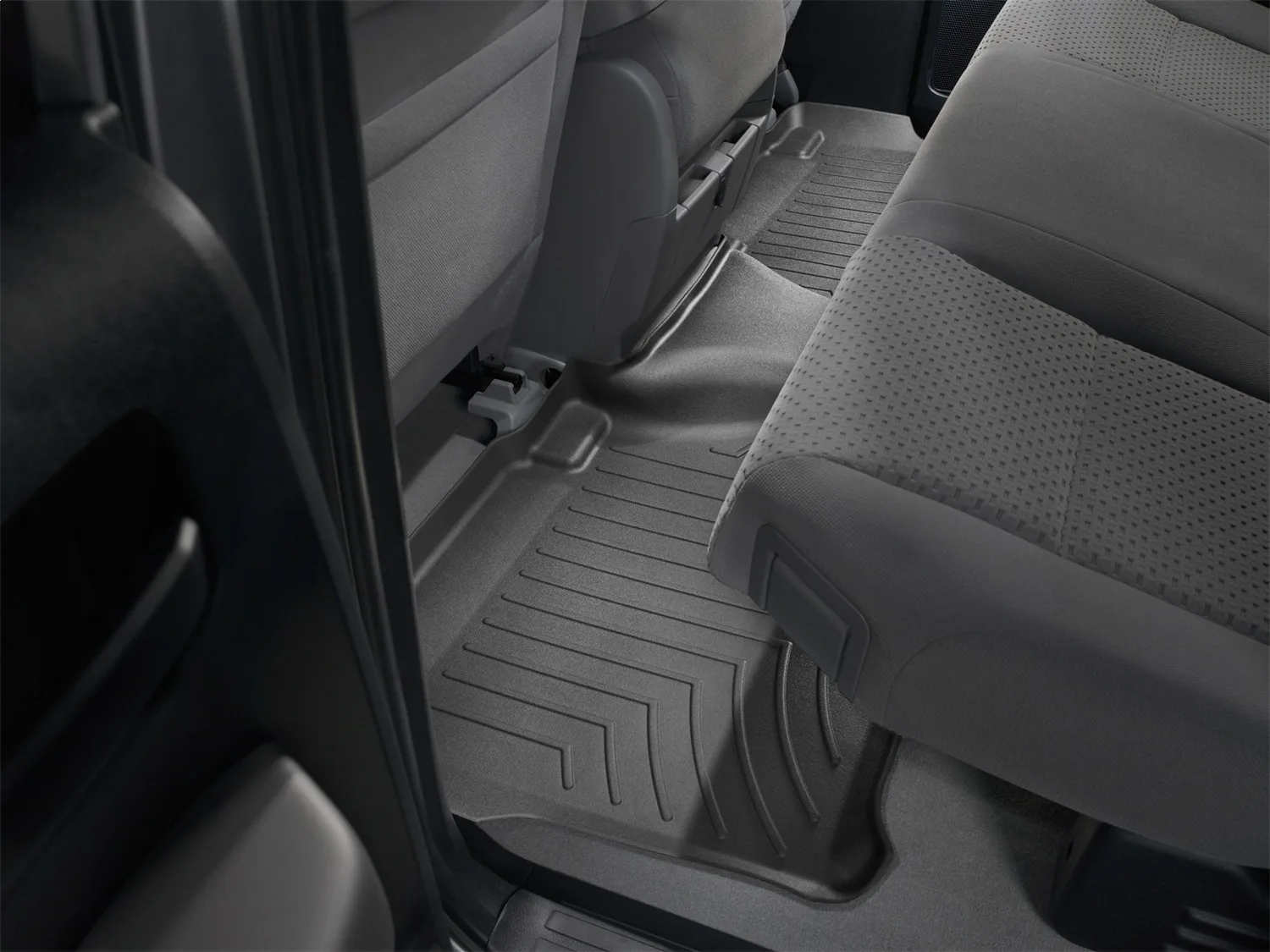 WeatherTech FloorLiner™ DigitalFit®; Black; Rear;