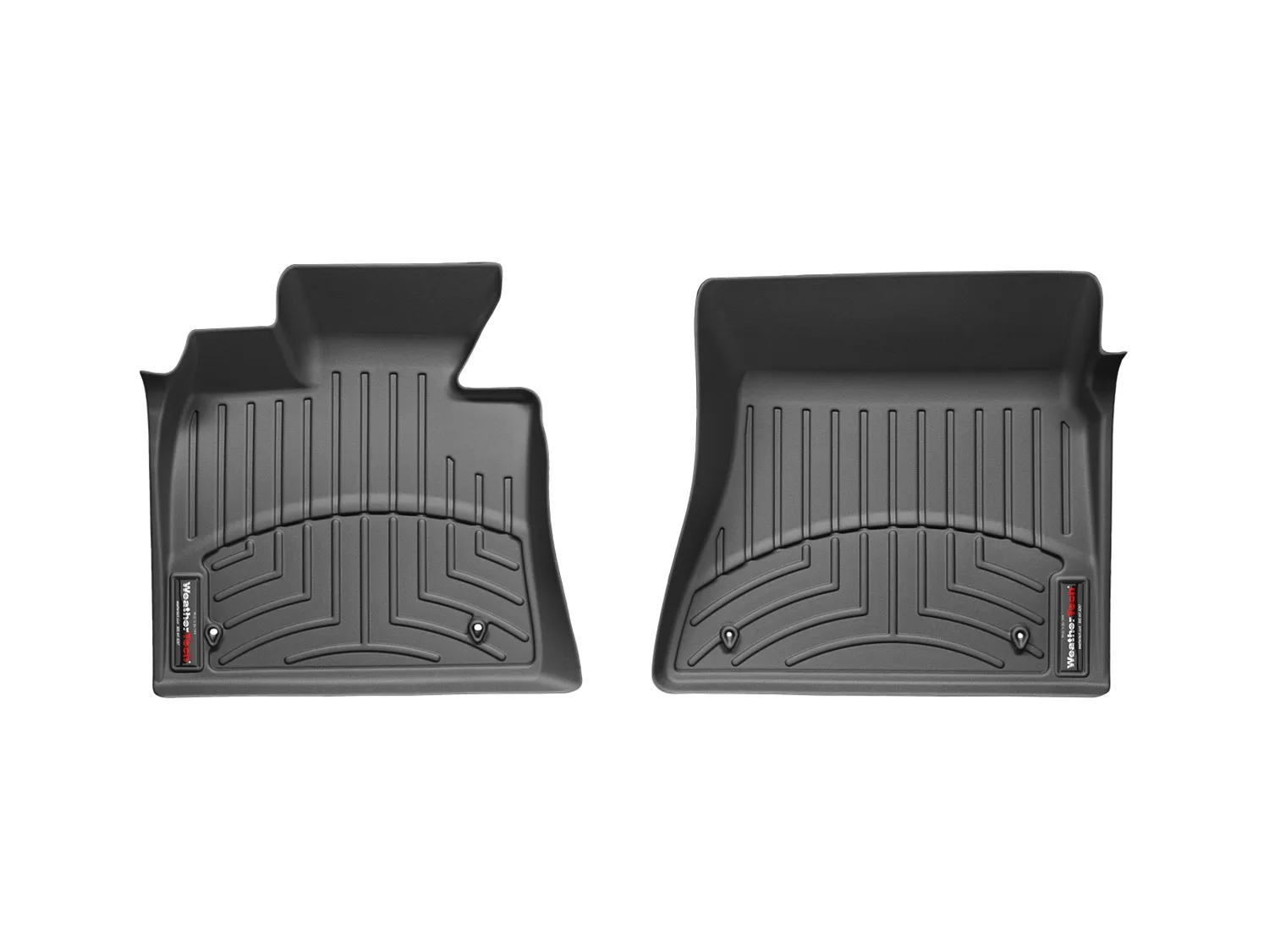 WeatherTech FloorLiner™ DigitalFit®; Black; Front;