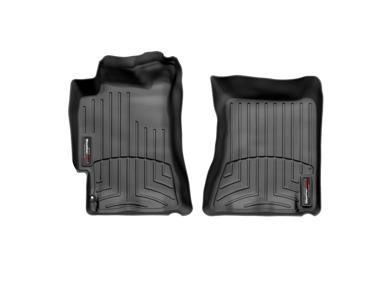 WeatherTech FloorLiner™ DigitalFit®; Black; Front;