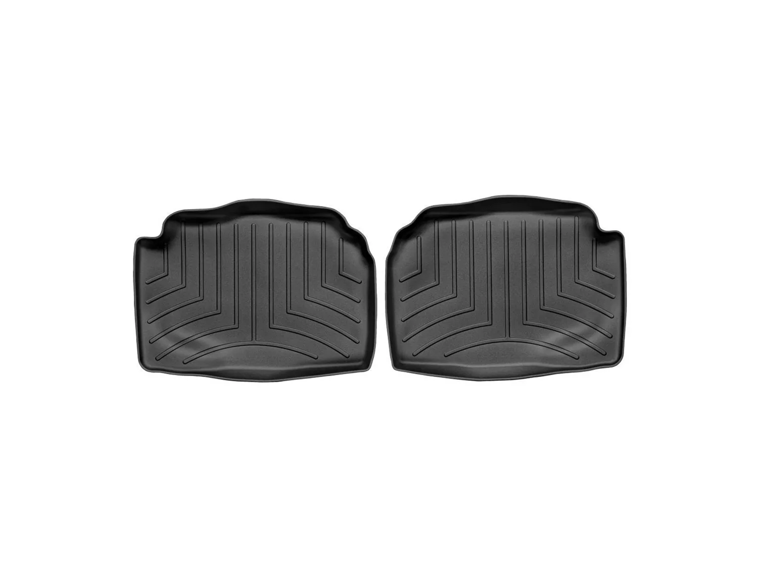 WeatherTech FloorLiner™ DigitalFit®; Black; Rear; 2 Pieces;