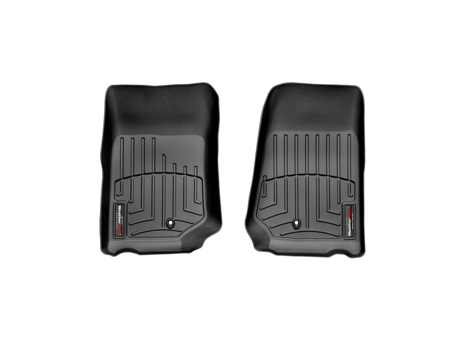 WeatherTech FloorLiner™ DigitalFit®; Black; Front;