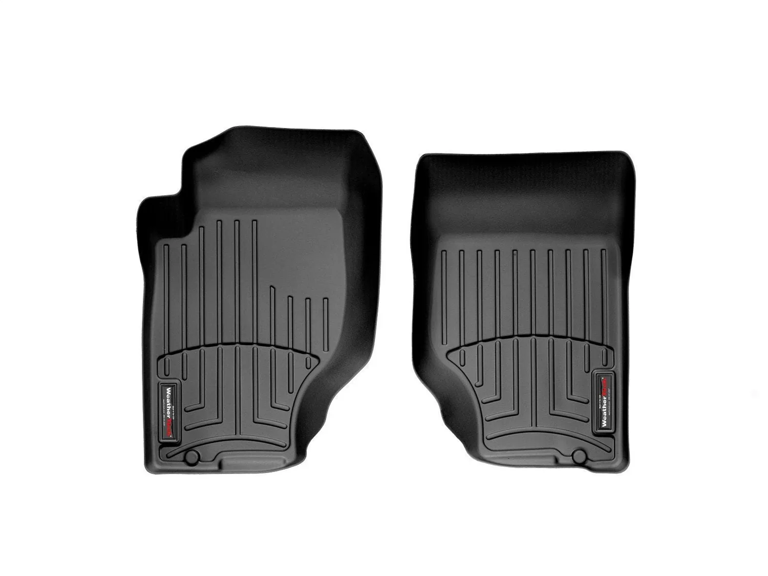 WeatherTech FloorLiner™ DigitalFit®; Black; Front;