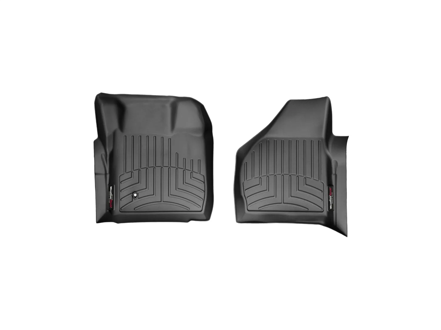 WeatherTech FloorLiner™ DigitalFit®; Black; Front;