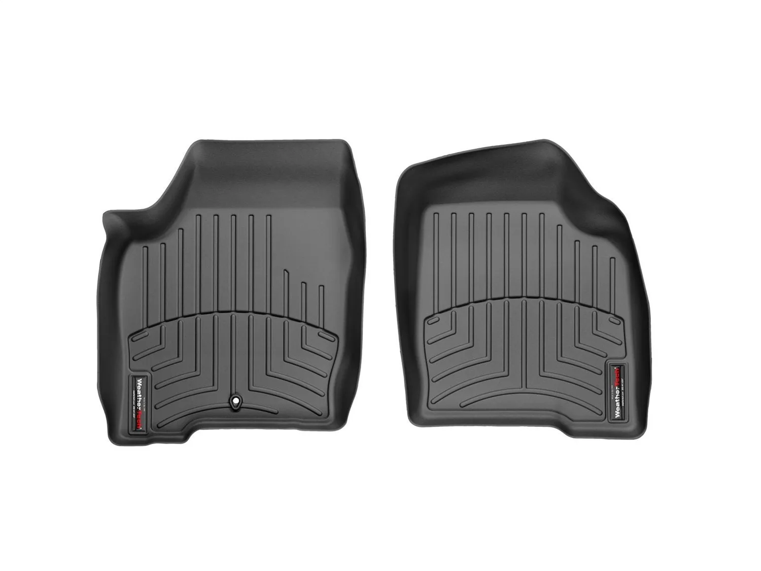 WeatherTech FloorLiner™ DigitalFit®; Black; Front;