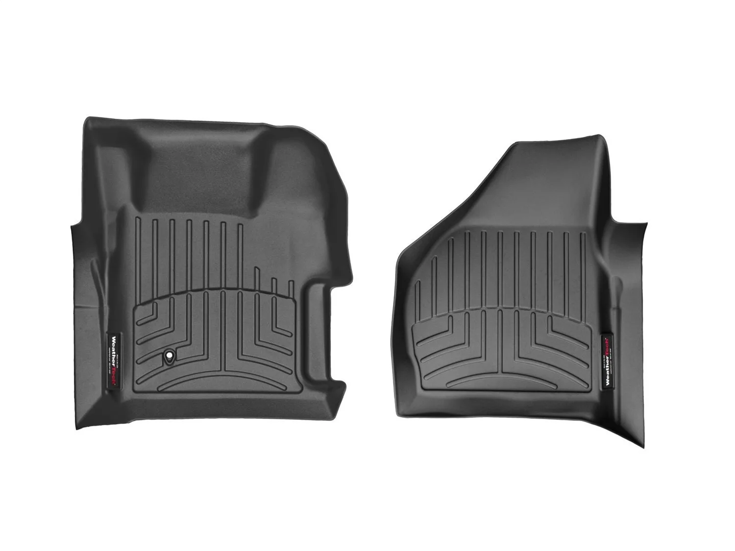 WeatherTech FloorLiner™ DigitalFit®; Black; Front;