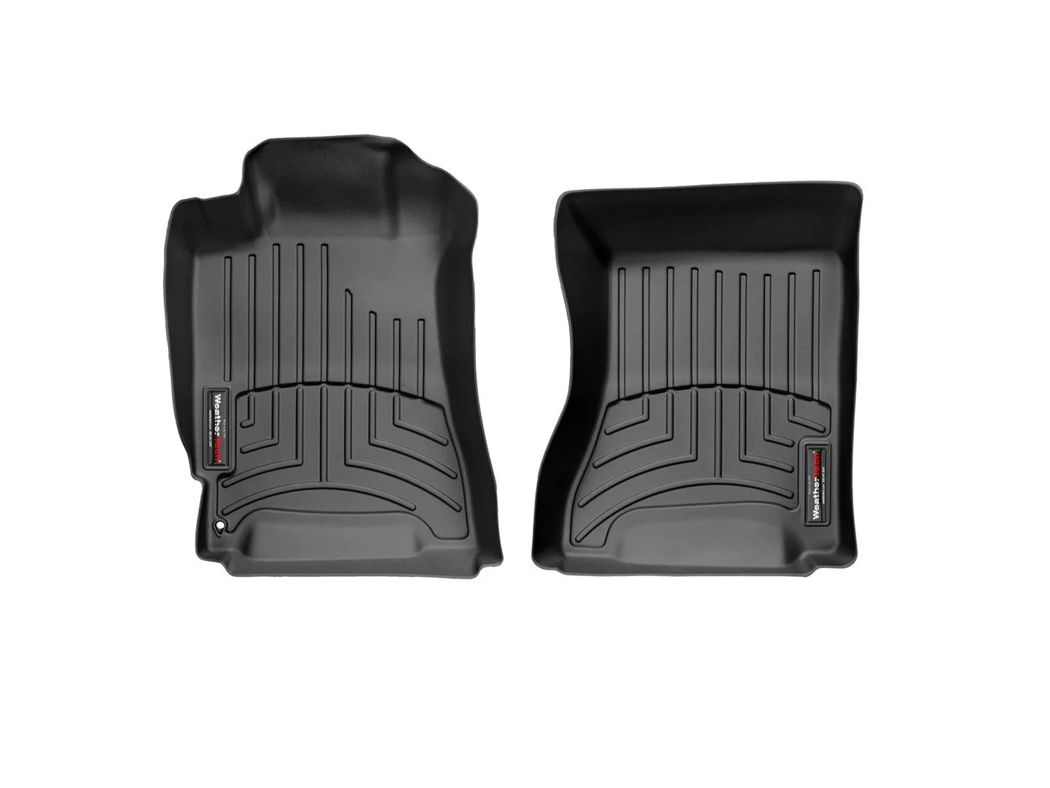 WeatherTech FloorLiner™ DigitalFit®; Black; Front;