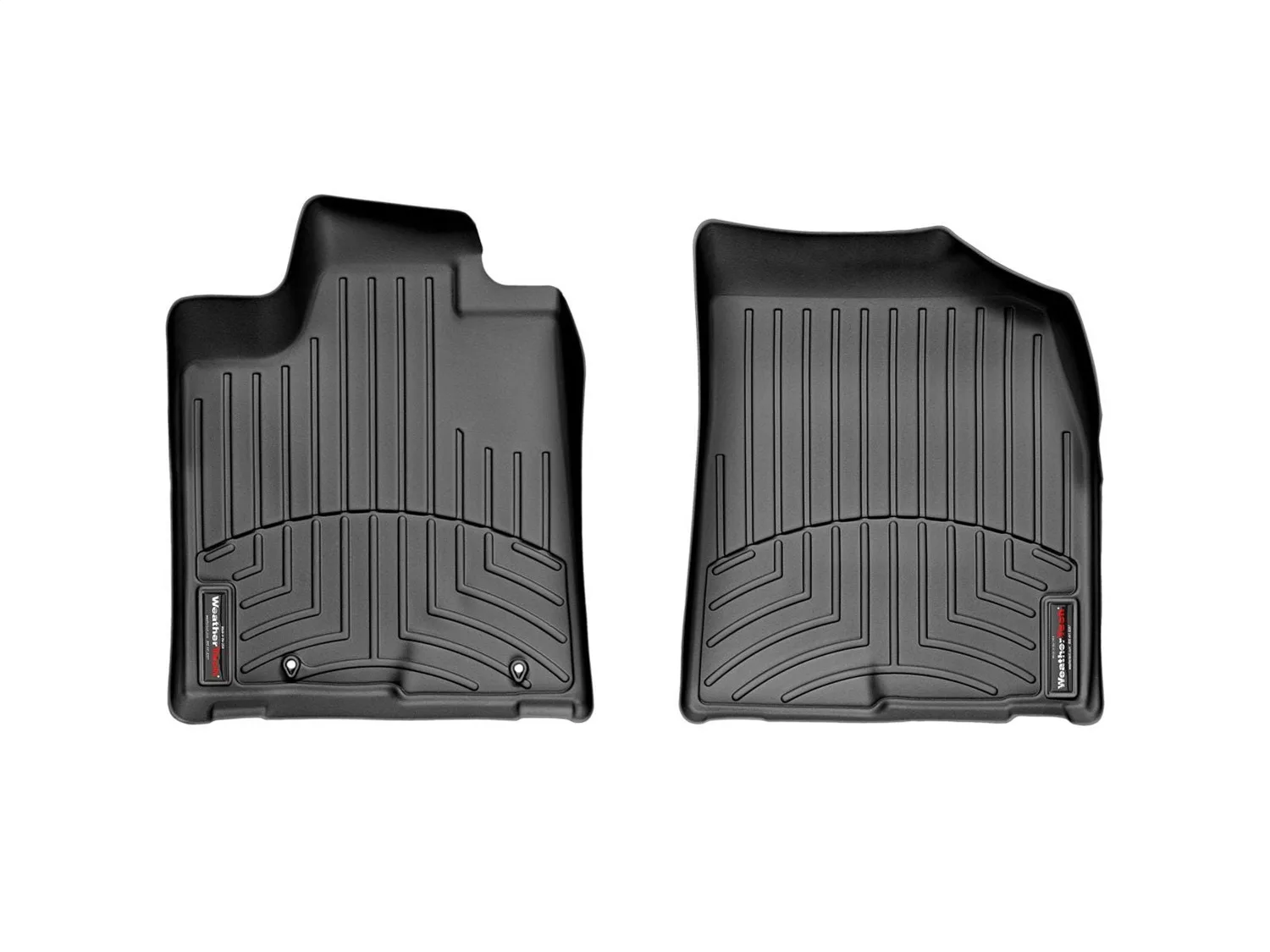 WeatherTech FloorLiner™ DigitalFit®; Black; Front;