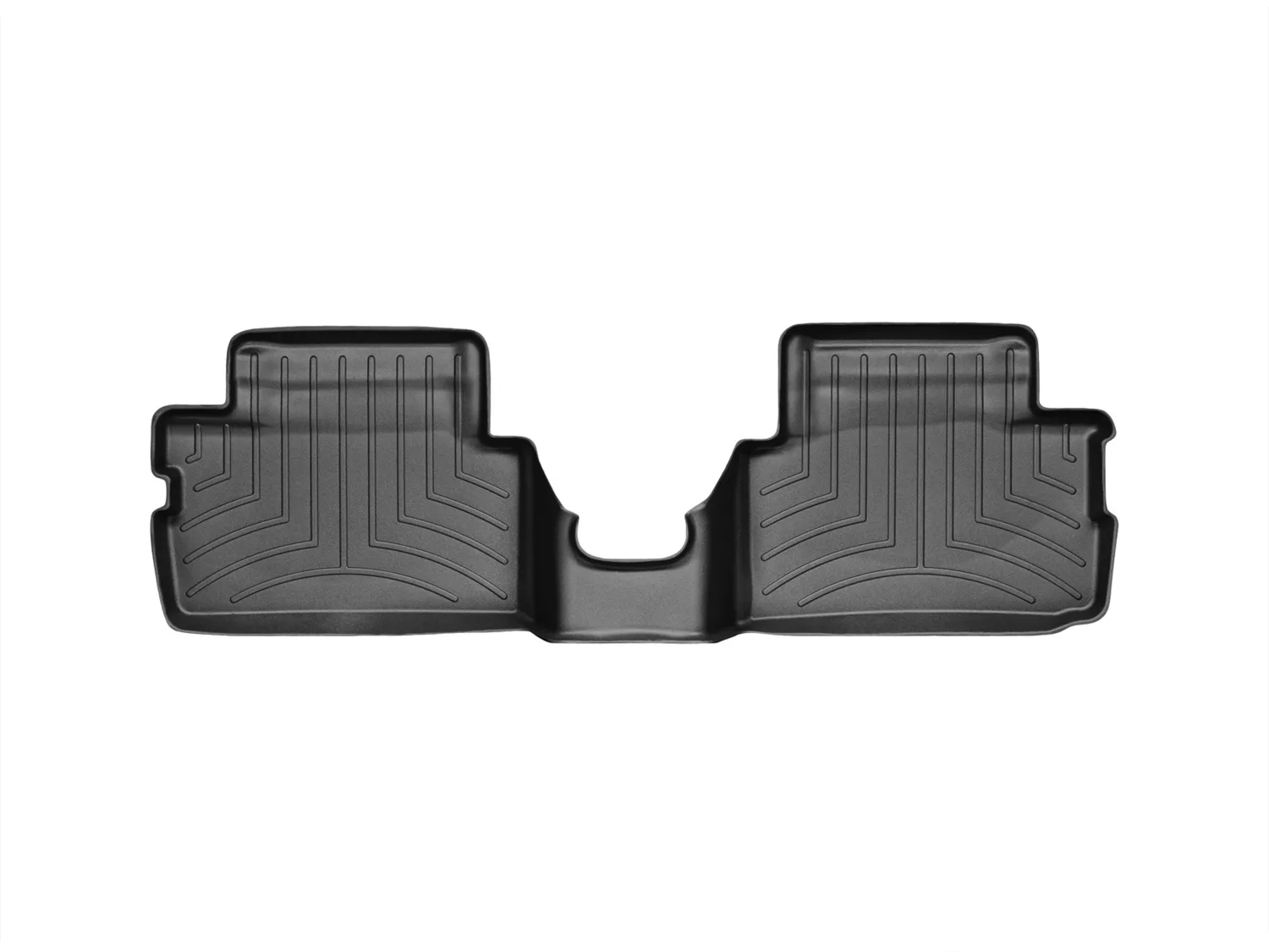 WeatherTech FloorLiner™ DigitalFit®; Black; Rear; 2 Pieces;