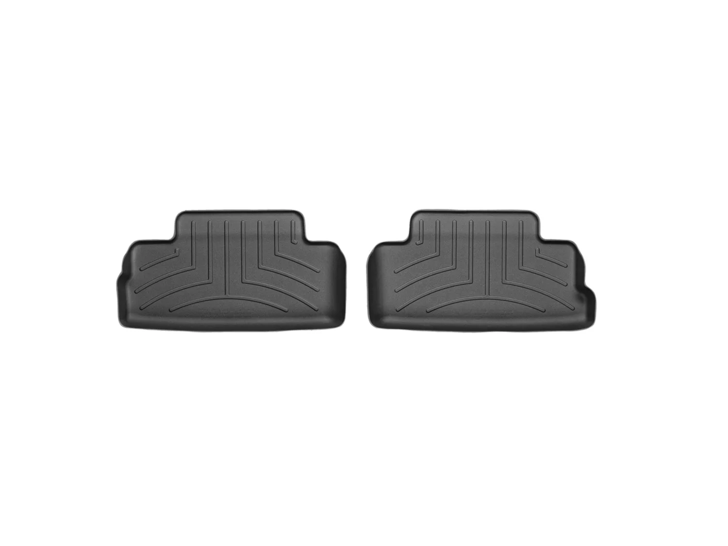 WeatherTech FloorLiner™ DigitalFit®; Black; Rear;