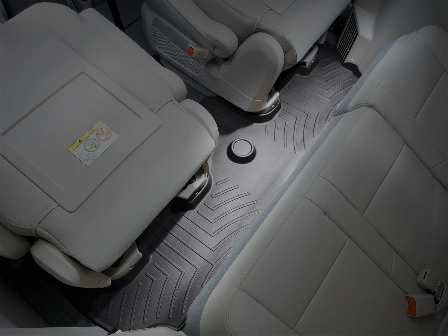 WeatherTech FloorLiner™ DigitalFit®; Black; Third Row;