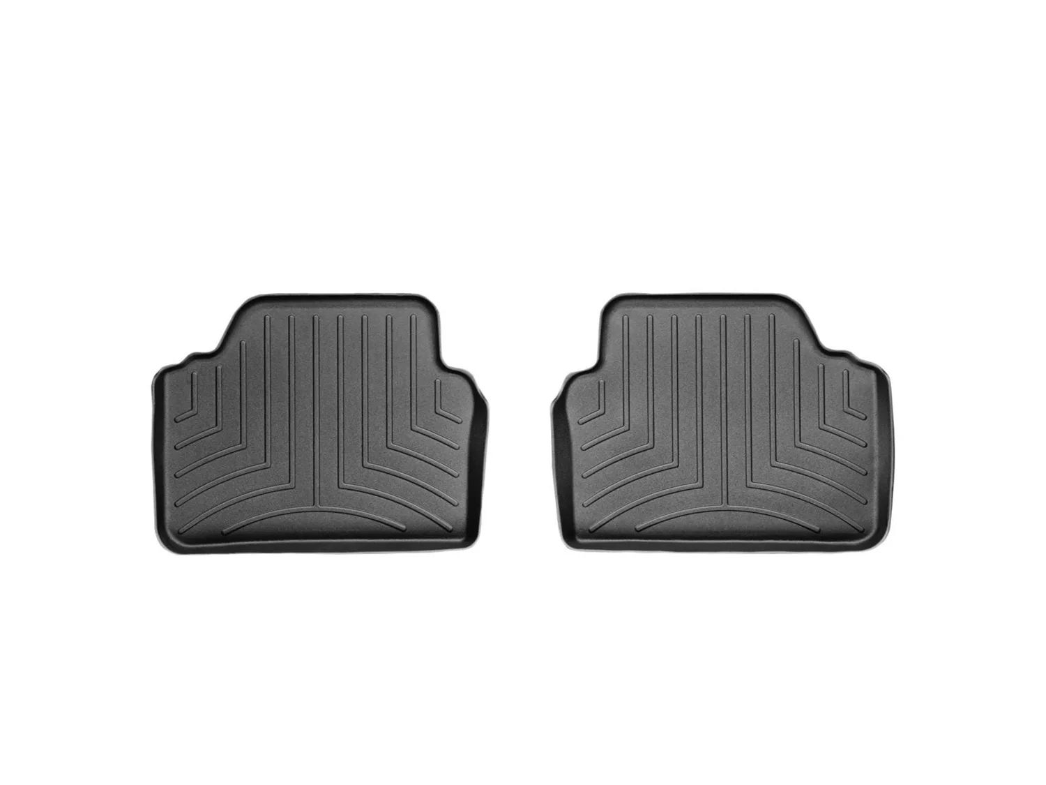 WeatherTech FloorLiner™ DigitalFit®; Black; Rear;