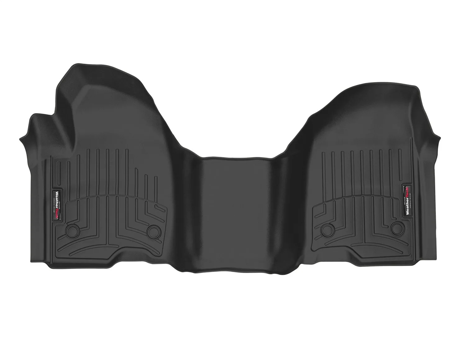 WeatherTech FloorLiner™ DigitalFit®; Black; Front; Over The Hump;