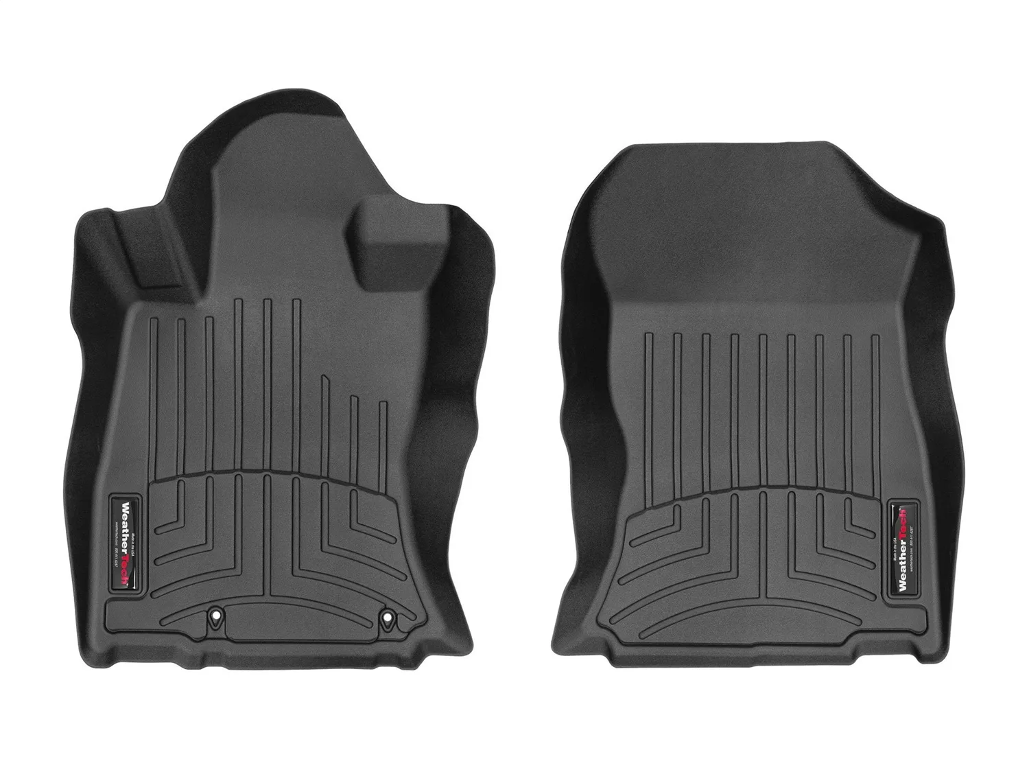 WeatherTech FloorLiner™ DigitalFit®; Black; Front;