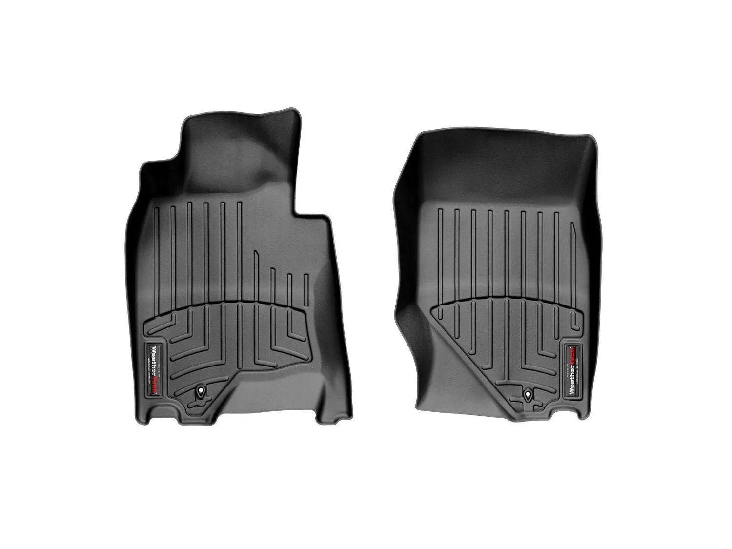 WeatherTech FloorLiner™ DigitalFit®; Black; Front;