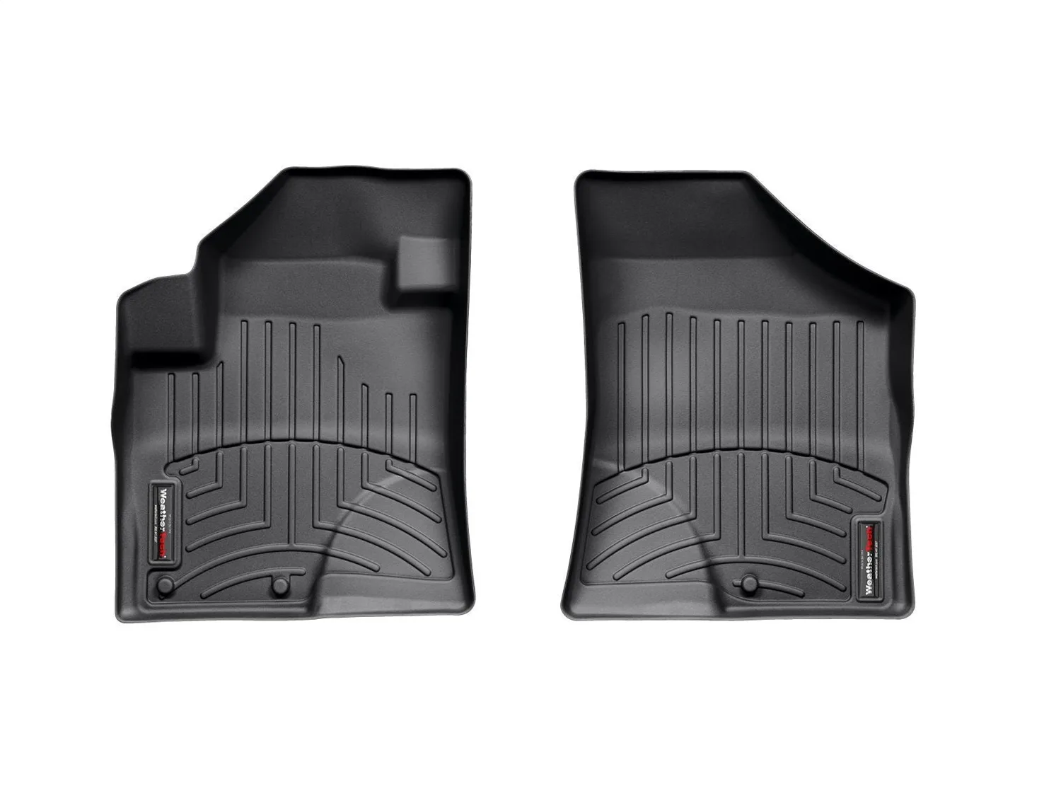 WeatherTech FloorLiner™ DigitalFit®; Black; Front;