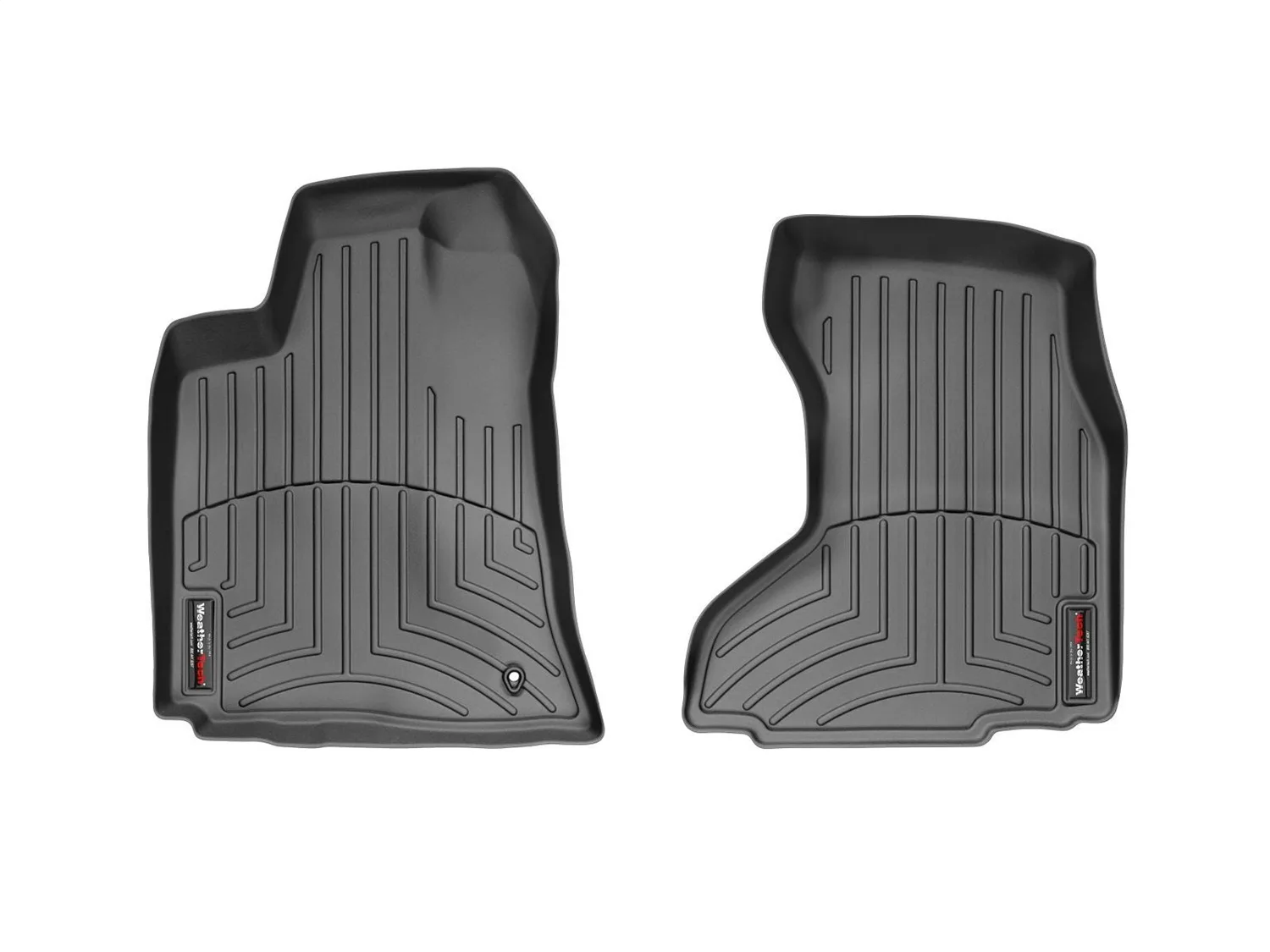 WeatherTech FloorLiner™ DigitalFit®; Black; Front;