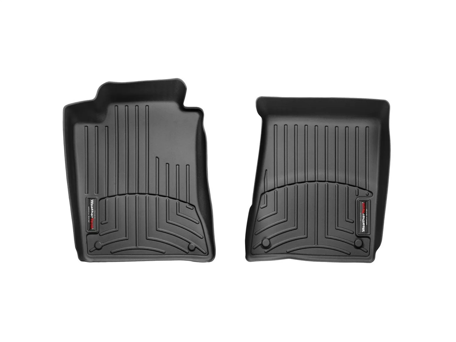 WeatherTech FloorLiner™ DigitalFit®; Black; Front;