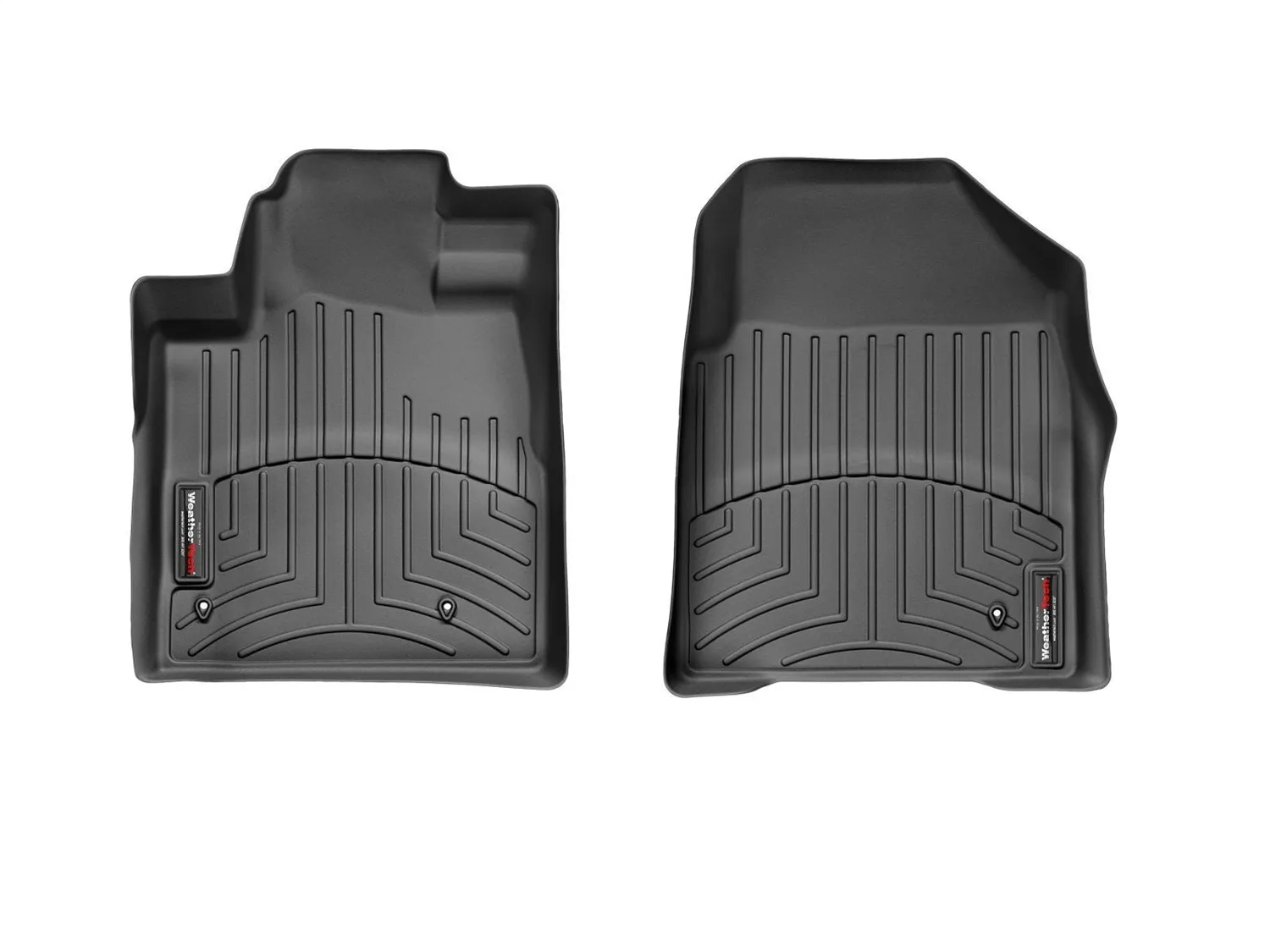 WeatherTech FloorLiner™ DigitalFit®; Black; Front;