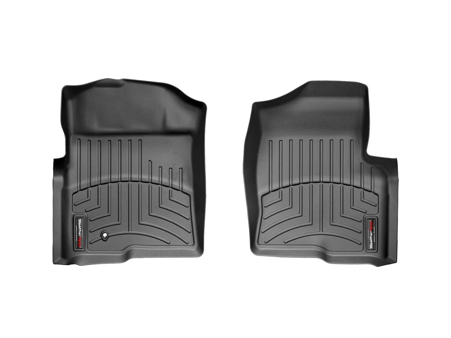 WeatherTech FloorLiner™ DigitalFit®; Black; Front;