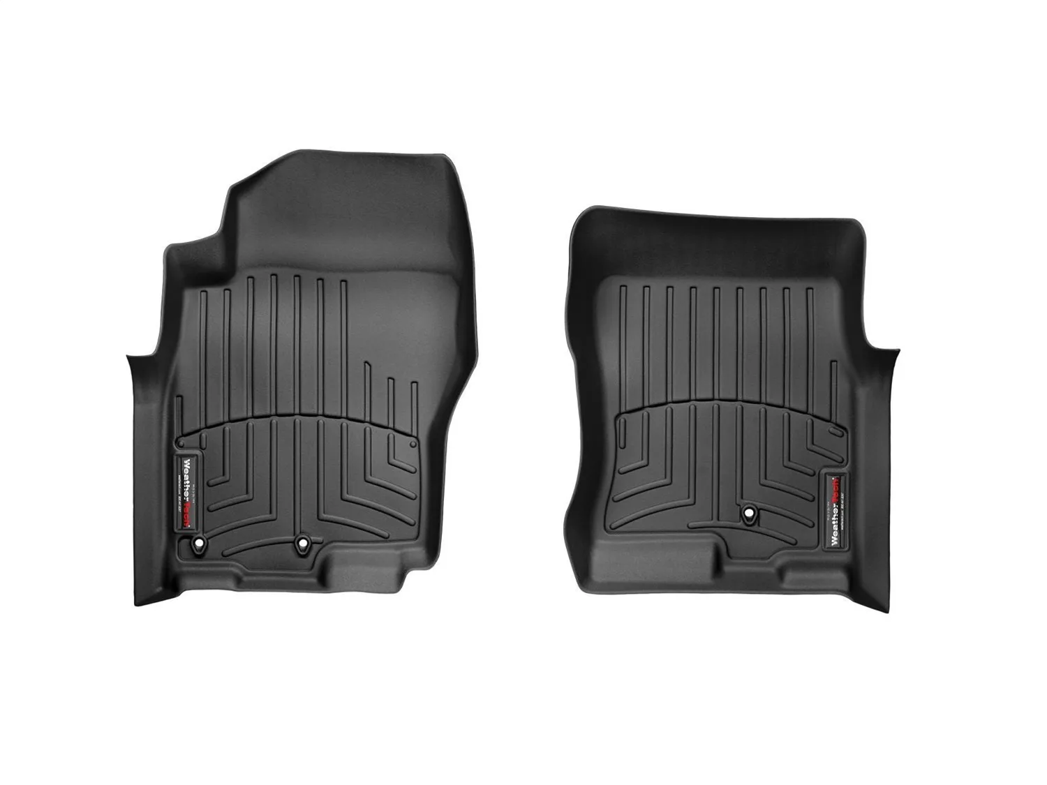 WeatherTech FloorLiner™ DigitalFit®; Black; Front;
